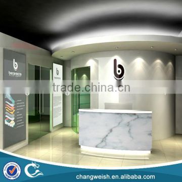High end marble checkout counter , cashier counter design , can be customized