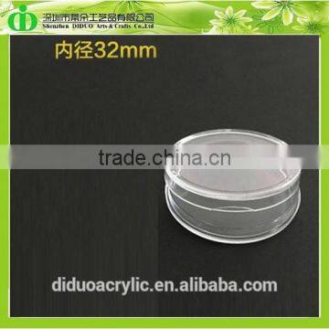 DDP-B011 Trade Assurance 32mm Coin Capsules Plastic Acrylic