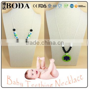 baby toy silicone beads baby silicone necklace