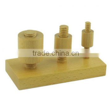 Preminum quality wooden educational toys for three screws