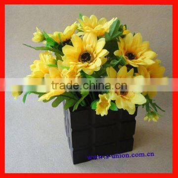 Handcraft decorative imitation silk sunflower