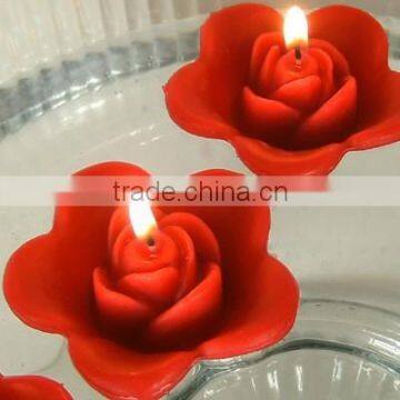 red rose candles