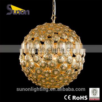 2014 round ball light electroplate iron frame modern turkish chandelier
