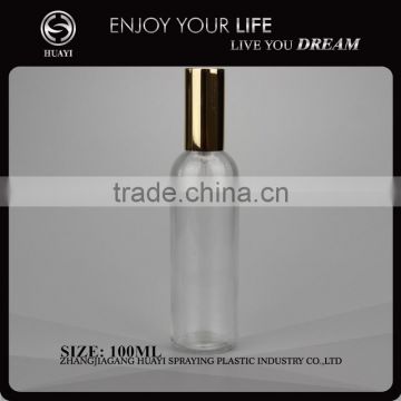 Fancy clear round perfume glass bottle 100ml