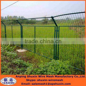 Protection Frame PVC coated fence for highway made in china