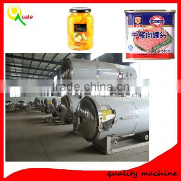 steam or water used double pot sterilizing canned food retort pot