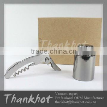 Nice Wine accessories with stainless steel corkscrew and wine stopper
