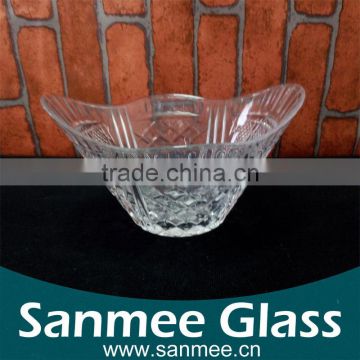 Good Quality Low Price Colorful Glass Bowl Clear Glass Bowl with Stem