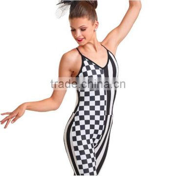 2017 New !!- tap and jazz black and white costumes