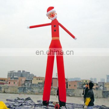 Slim santa claus advertising inflatable waver