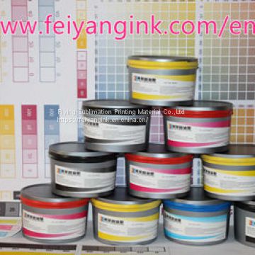 Lithography sublimation ink for polyester printing