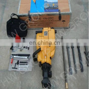 March expo Demolition/drilling used gasoline rock drill YN27C with spare parts