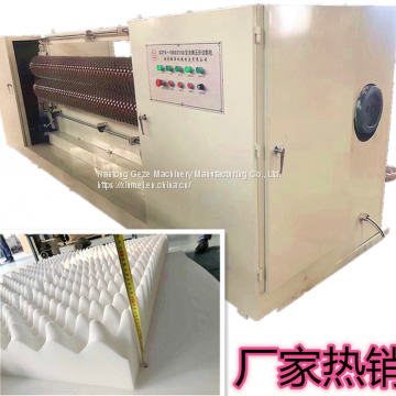 Foam mattress cutting machine-wave pattern cutting equipment