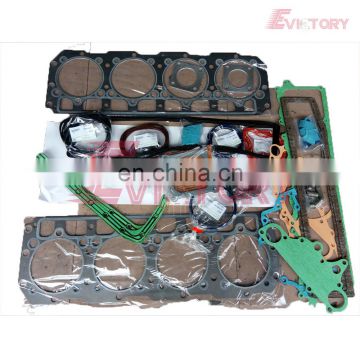 For MITSUBISHI 8DC11 full complete gasket kit with cylinder head gasket