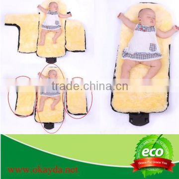 China 2015 Winter New wholesale sheep fur baby sleeping bag