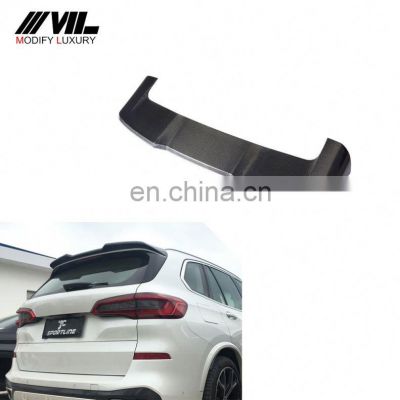 X5 Carbon Fiber Car Roof Wing Spoiler for BMW X5 G05 2019-2020