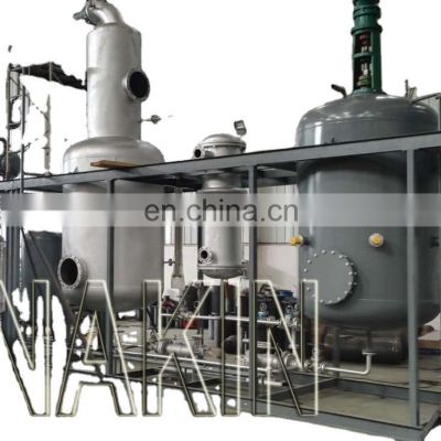 Oil Distillation Machine Waste Engine Oil Recycle Yellow Clean Oil