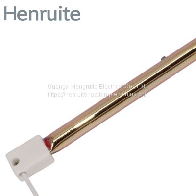 gold element infrared 2000W quartz heating tube halogen heating lamp