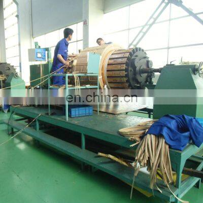 Horizontal coil winding machine for transformer