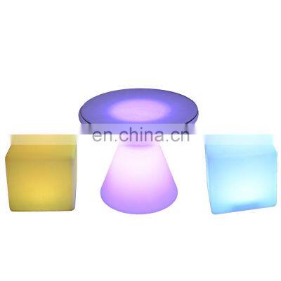 light up cube furniture remote control lighting 40cm cube chair