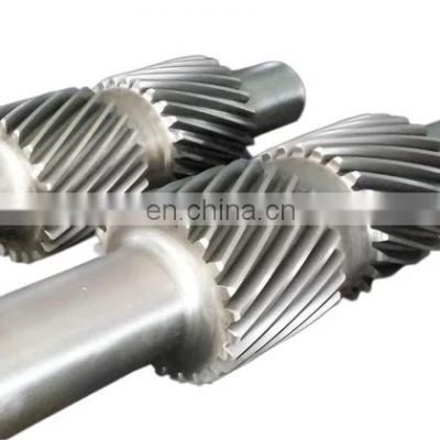 Customized stainless steel main shaft gear shaft
