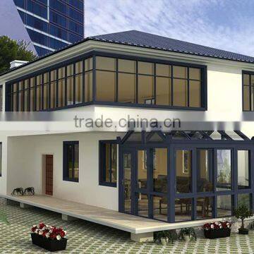 Beautiful color classical customized aluminum winter garden with glass