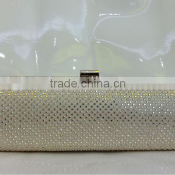 Box Shape Sequin Studded Evening Bags crystal clutch