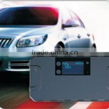 2016 12 volts LCD screen 15000mAh diesel multi function mini carku jump starter car booster