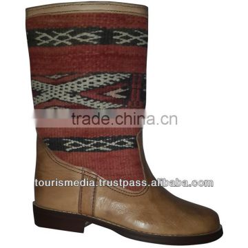 Handmade moroccan kilim boot size 38 n8 Wholesale