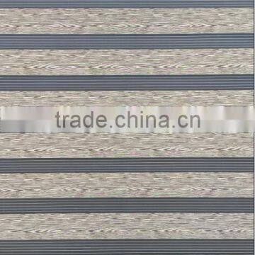 Europen Style Wooden Line Zebra Blinds Fabric