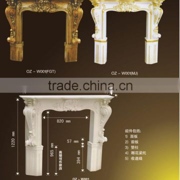 Water proof PU fireplace building material/substitution of gypsum plaster construction home&interior decoration