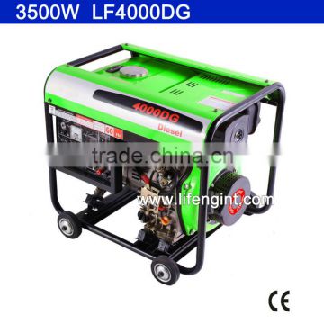 3000W rated power diesel generator CE LF4000DG