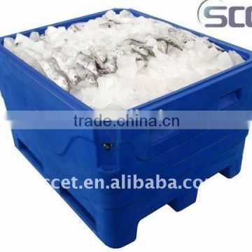 600L Plastic Fish Tubs, insulated plastic fish container, large cooler