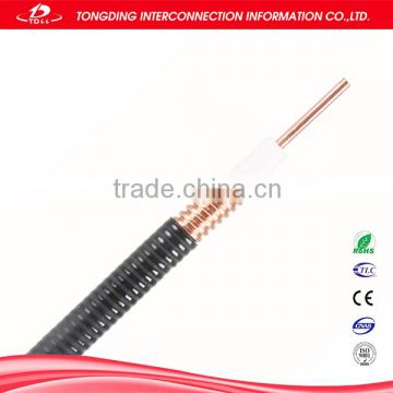 China Manufacturer 1/2" super flexible rf cable, cable coaxial