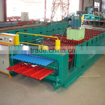 double layer galvanzied roof sheet roll forming machine