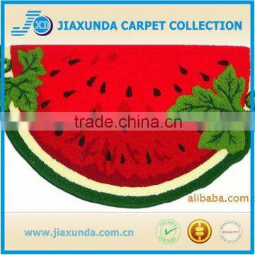 Red water melon hot sale beautiful good quality kids room carpet                        
                                                Quality Choice