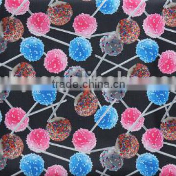 Circular printed fabric polyester fabric for luggage