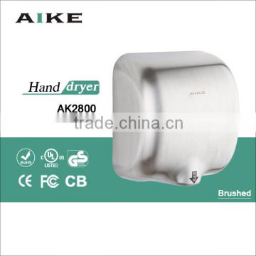home appliance high speed brushed jet air hand dryer