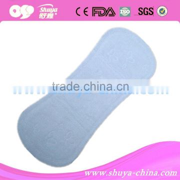 perforated breathable cover panty liner 160mm