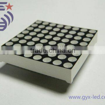 P4 square pixel RGB led dot matrix 8x8