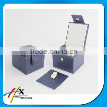 2016 hot sale custom made plastics jewelry boxes with flip top