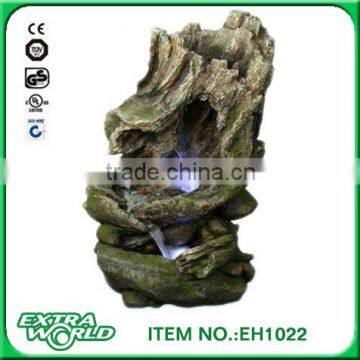 resin rocky artificial waterfall garden fountain cheap