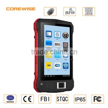 7 inchs mobile tablet pc with FBI fingerprint reader and card reader