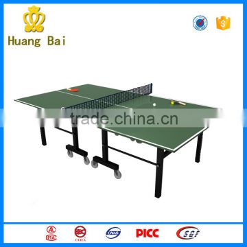Chinese Supplier Outdoor Exercise Movable Single Folding Table Tennis Table