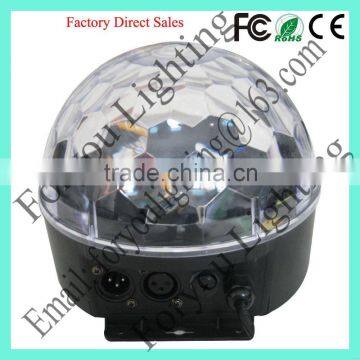 Economic best selling 6*1w rgbwap leds led flash effect crystal magic ball