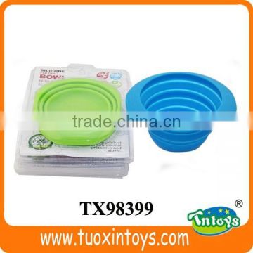 silicone collapsible bowl, silicone folding bowl