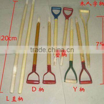 Wooden Shovel Handle for Shovel, Hoe, Fork, Pick