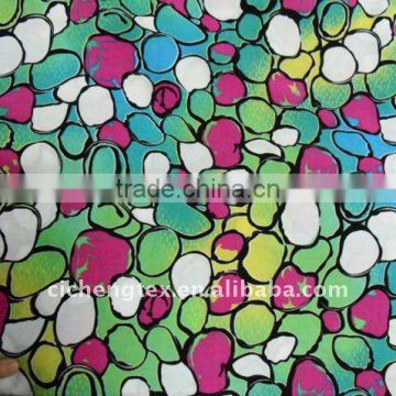 fashionable design pattern for ladies wear reactive print on rayon print fabric