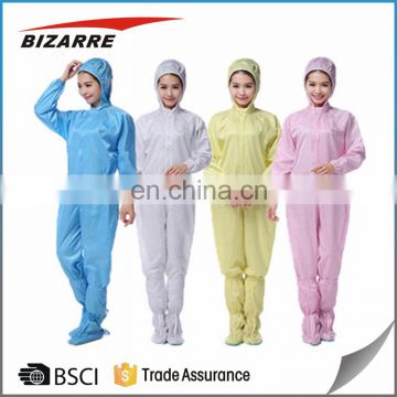 Oem Service High Quality Anti Static Red Suit Coverall For Worker