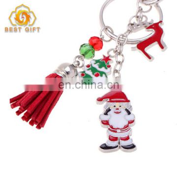 Cheap Christmas Decoration Metal Key Ring